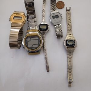 Lot Of Vintage Digital Watches